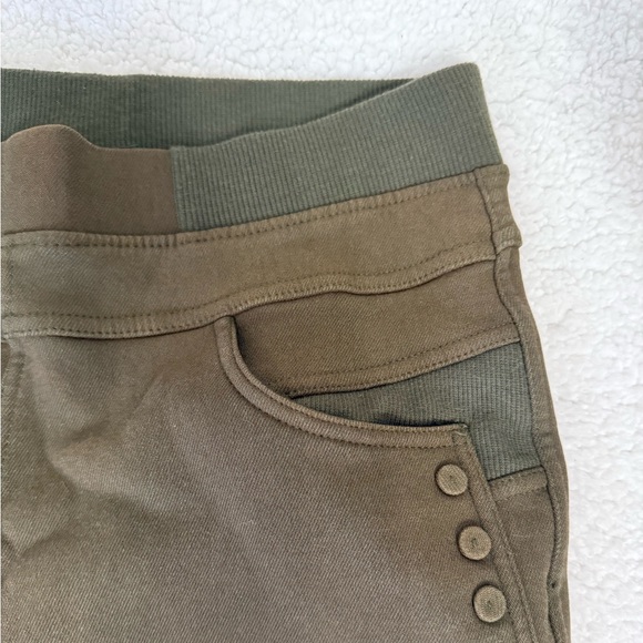Two toned green fleece lined pants - Picture 4 of 13